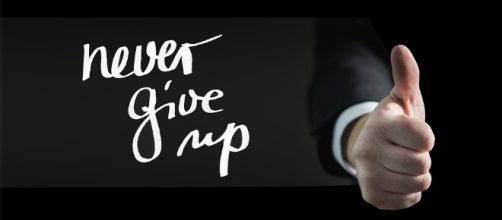 Never give up. Image via Pixabay.