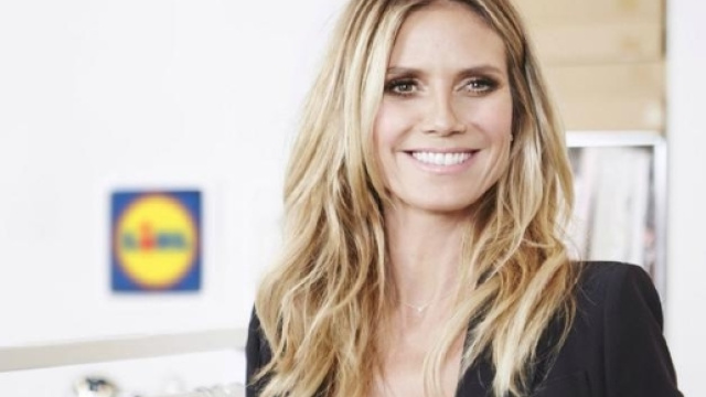 Heidi Klum stilista per la nuova collezione Lidl.