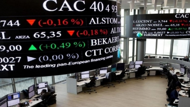 Les valeurs du CAC 40 &agrave; la Bourse de Paris