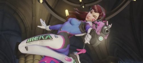 'Overwatch' hero D.Va. (image source: YouTube/Konshu)