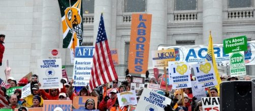 The American steel industry has been hit by imports that come from many countries. [Image via Flickr/United Steelworkers]