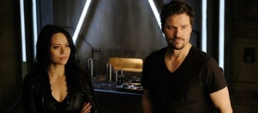 Two (Melissa O'Neill) and Three (Anthony Lemke) in 'Nowhere to Go'/Photo used with permission, 'Dark Matter'/NBC