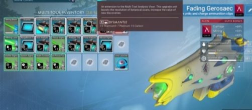 A screenshot from Hello Games' "No Man's Sky."