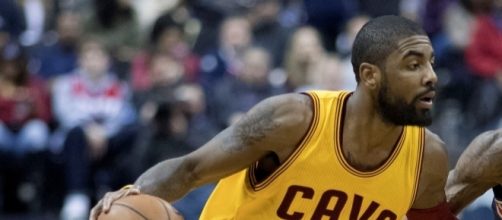 Kyrie Irving will undergo his physical Saturday for the Celtics. [Image via Keith Allison/Wikimedia Commons]