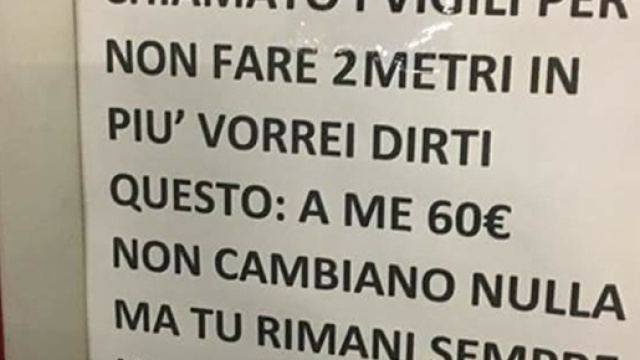 Il cartello shock che ha indignato