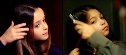 Mar&iacute;a y Sof&iacute;a, las protagonistas del corto