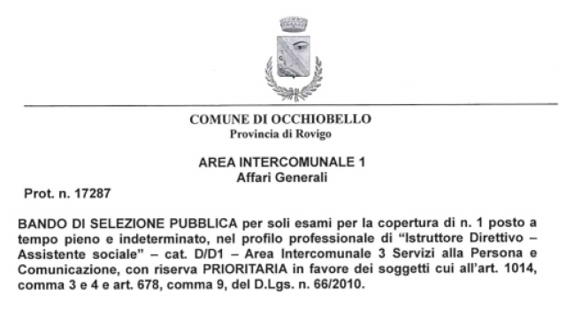 Lista concorsi assistenti sociali, info e scadenze