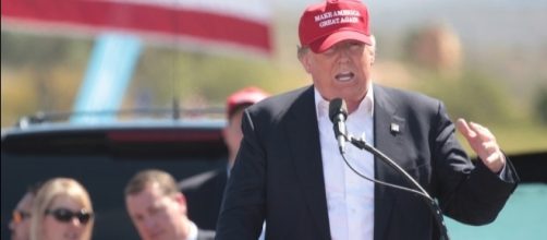 President Trump at rally with sheriff Joe Arpaio standing behind him. / [Image by Gage Skidmore via Flickr, CC BY-SA 2.0]