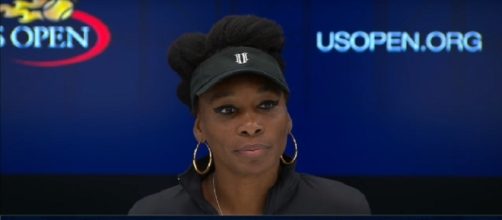 Venus Williams during a press conference at 2017 US Open/ Photo: screenshot via WeAreTennis channel on YouTube