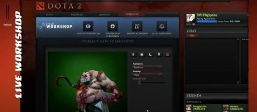 DOTA 2 on Steam | LiveWorkshop/YouTube