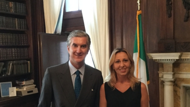 Console Generale Francesco Genuardi e la Dott.ssa Ivana Sicurelli