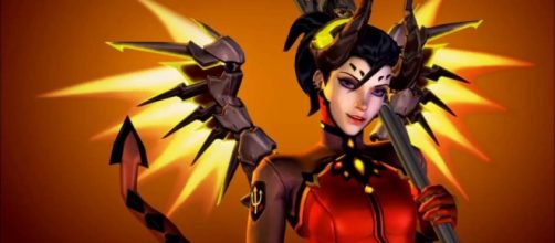 There's an 'Overwatch' theory delving into Mercy's questionable medical practices. (image source: YouTube/ScarHydreigon87)