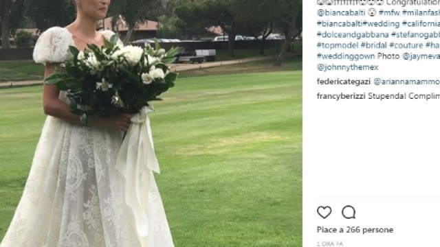 Bianca Balti si &egrave; sposata! (via Panorama - panorama.it)