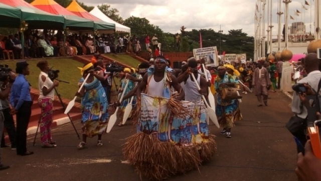 le FESMUDAP au Mus&eacute;e national de Yaound&eacute; (c) Odile Pahai