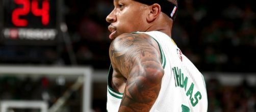 Isaiah Thomas/ photo by @BCelticNews via Twitter