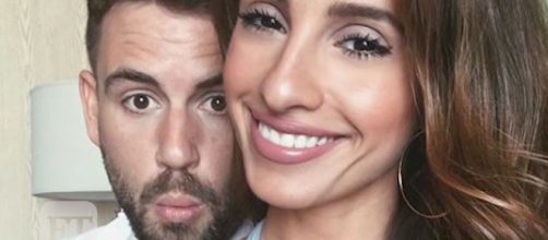 Nick Viall and Vanessa Grimaldi are reportedly filming for another series. Photo by Entertainment Tonight/YouTube Screenshot