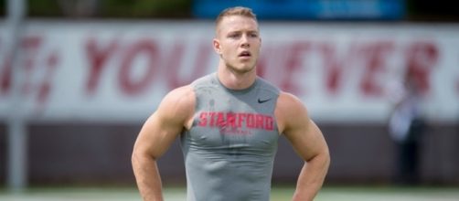 Carolina Panthers excited by Christian McCaffrey juke move- Photo: YouTube