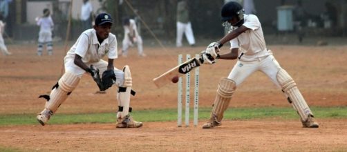 Cricket is a very popular sport in India.Photo credit https://pixabay.com/en/wicketkeeper-cricket-batsman-390195/