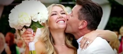 Kym and Robert marked first wedding anniversary. Image via YouTube/Good Morning America