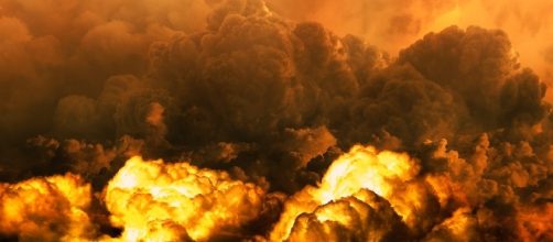 Nuclear war and destruction in case of a US strike.https://pixabay.com/en/nebula-apocalypse-disaster-end-time-2273069/