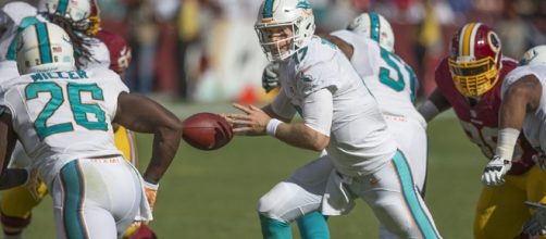 Ryan Tannehill/ photo by Keith Allison via Flickr