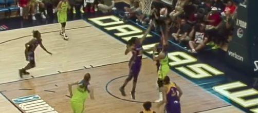 Skylar Diggins-Smith and the Dallas Wings take on the Seattle Storm on Friday night. [Image via WNBA/YouTube]