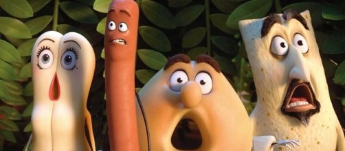 Personagens do filme pol&ecirc;mico: Bisnaguinha, Salsicha, Rosquinha e P&atilde;o S&iacute;rio