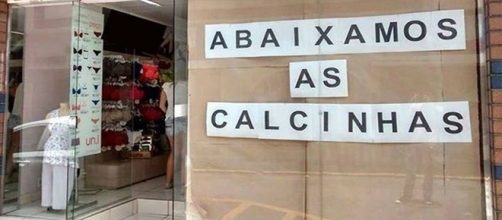 Propagandas inusitadas se tornam piadas