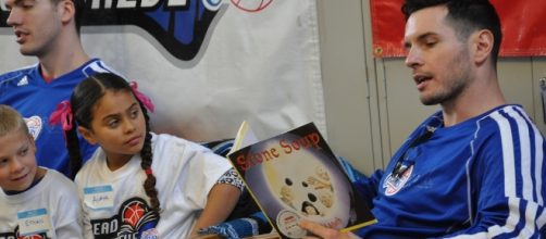 J.J. Redick from the Clippers reading Stone Soup | Salvation Army ... - flickr.com