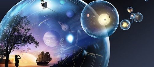 A child inside a soap bubble depicting exploration methods of the past and future | NASA [Public domain], via Wikimedia Commons