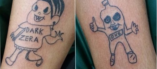 Os desenhos s&atilde;o muito criativos ( Foto - @malfeitona )