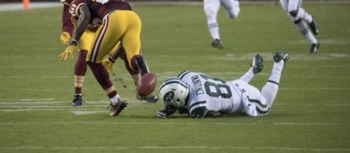 Quincy Enunwa Jets at Redskins 8/19/16 by Keith Allison via Flickr