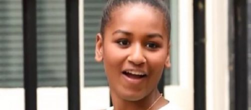 Sasha Obama (Image via YouTube screenshot)