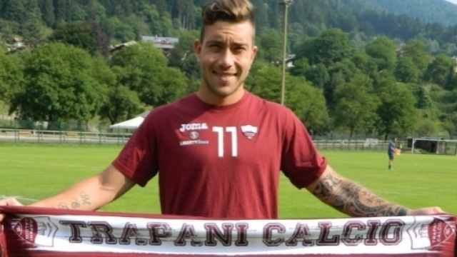 Jacopo Murano, attaccante del Trapani ed autore del match-point contro la Ternana in Coppa Italia