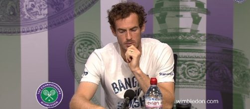 Andy Murray during a press conference at Wimbledon/ Photo: screenshot via Wimbledon official channel on YouTube