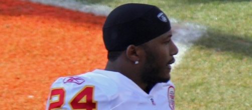 Brandon Flowers, a player on the National Football League by Jeffrey Beall via Wikimedia Commons