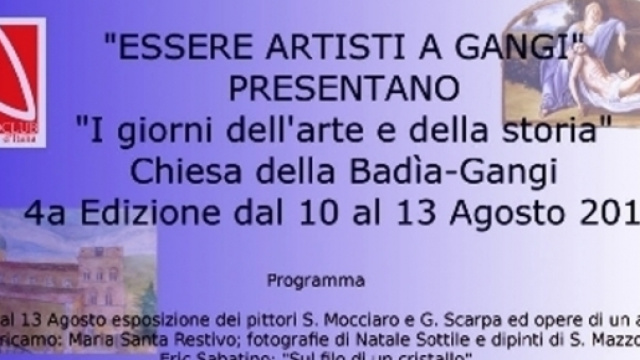 I giorni dell'arte e della storia a Gangi