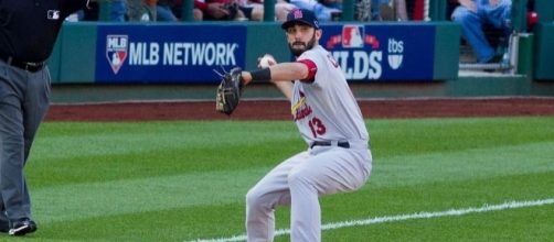 Carpenter in action, Wikipedia https://en.wikipedia.org/wiki/Matt_Carpenter_(baseball)#/media/File:Matt_Carpenter_Throwing.jpg