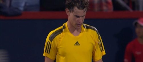 Dominic Thiem in in Montreal at 2017 Rogers Cup/ Photo: screenshot via ATPWorldTour channel on YouTube
