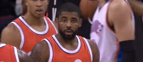 Gilbert Arenas said that Kyrie Irving cannot win a title without James' help and vice versa (via YouTube/NBA)