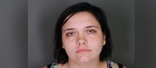 Harriette Hoyt is facing charges of attempted murder for abandoning her baby in a plastic bag [Image courtnesy Elmira Police Department]