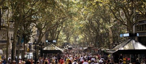 Las Ramblas han sido el escenario del suceso acontecido esta tarde