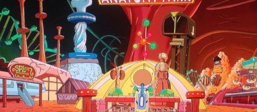 Screenshot from Rick and Morty - "Anatomy Park" episode by Adult Swim