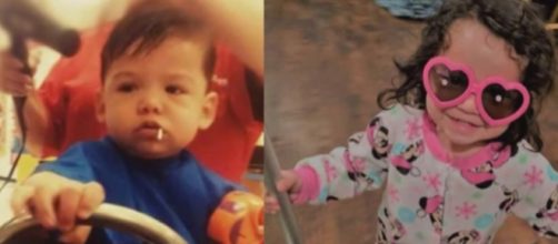 Two separate photos showing the two children of Cynthia Randolph. - YouTube/Inside Edition