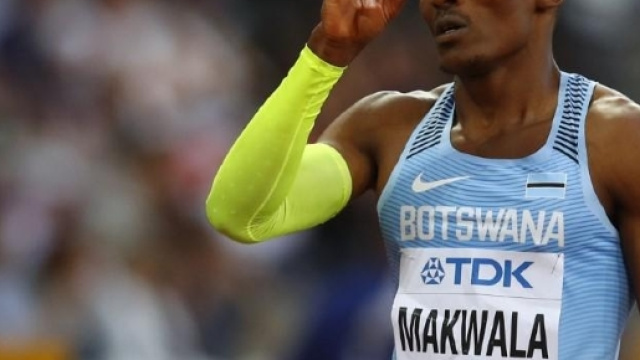 Isaac Makwala in una immagine delle qualificazioni.