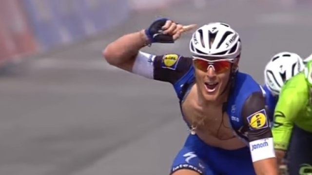 Matteo Trentin, la vittoria al Giro d'Italia