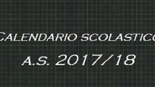 MIUR: Calendario Scolastico Regionale A.S. 2017/2018