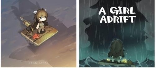 A girl adrift cover | photo via Google Play