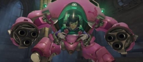 'Overwatch' hero D.Va. (image source: YouTube/Konshu)