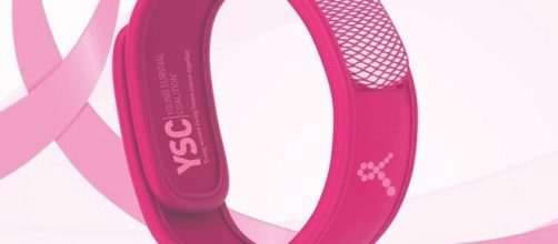 PARAKITO designed this pink band in honor of the Young Survivors Coalition. / Photo via Jennifer Richey, PARA'KITO, used with permission.